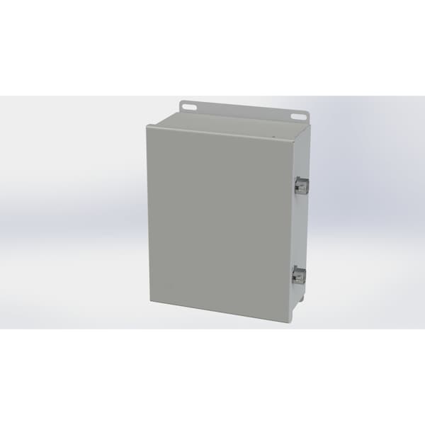 Screw Clamps Electrical Enclosures, 10.13 in H, 4 in D, 8 in W, NEMA 3R, 4, 12, 13, Carbon Steel